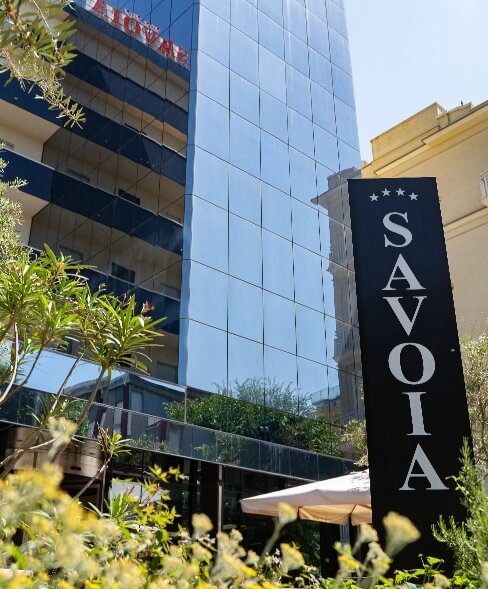 Eingang Hotel Savoia